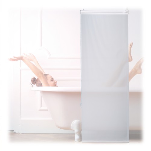Bathroom roller blind