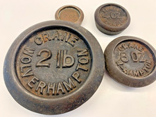 4 Circular stackable Scale Weights - Imperial weights - Crane Wolverhampton
