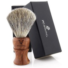 Shaving Brush Super Badger Hair Shaving Brush In Natural Wooden Handle For Men's