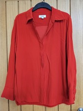 Cos red shirt long sleeve