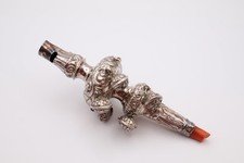 Antique Victorian Silver Coral