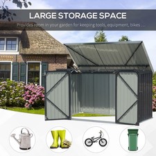 GARDEN BIN STORE STORAGE SHED