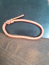 Rolled Dog Collar Orange Colour 20 Inches With A Free Gift