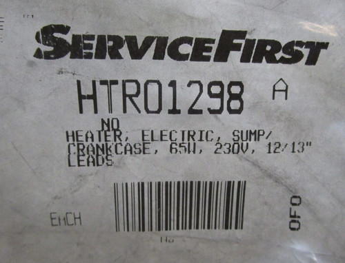New service first htr01298 - new,