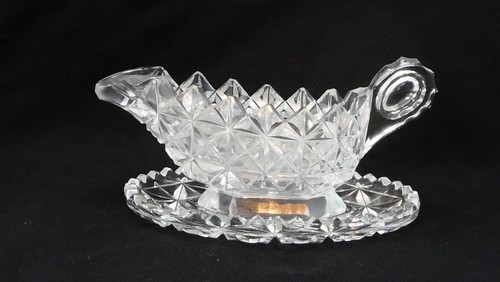 Glass sauce boat and - glass,