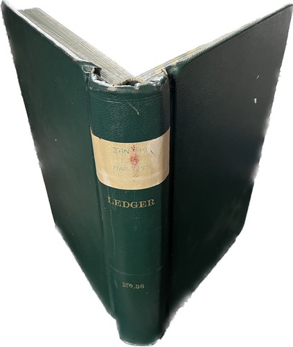 Vintage shop ledger craft - ledger, junk