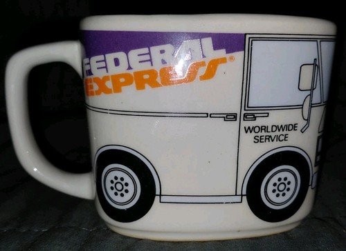Vintage fedex coffee cup - fedex, mug