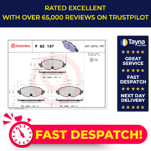 Brake pads set - set, front