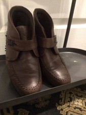 Ladies Ankle Boots By Pavers Easy Fasten  Size 7