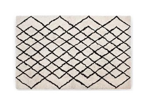 Made com fes tufted - 100%, wool