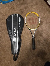 Wilson nPower Ncode Tennis Racket 4 1/8 With Dunlop Case 
