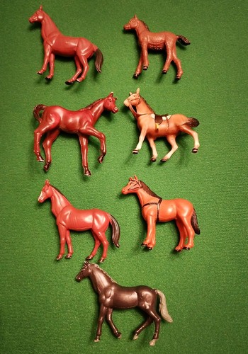 Vintage plastic toy - vintage, horse