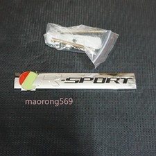 1x Chrome Big Silver R-SPORT