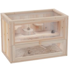 Pawhut levels wooden hamster - pawhut,