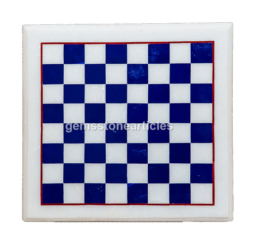 X15 white marble chess - 15"x15",