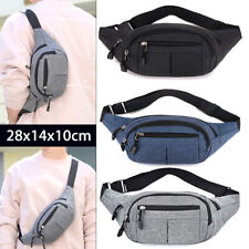 Men Women Waist Bum Bag Unisex Fanny Pack Holiday Travel Money Belt Pouch Wallet