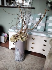 Vintage Coal Scuttle Decoration Desplay Twisted Willow