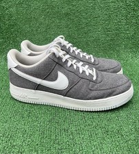 Nike Air Force 1 Low Recycled Canvas Iron Grey/White-Barely Volt Men’s Size 14