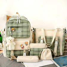 5pcs Kawaii Girls Backpack for