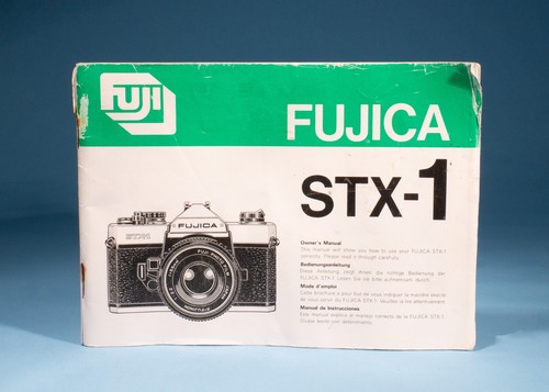 Fujica stx instruction - fujica, stx-1
