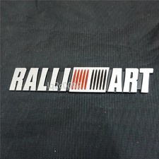 1x Silver Matte Big RALLI ART