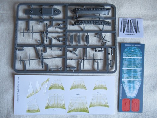 Frigate sprue light sails - sprue,
