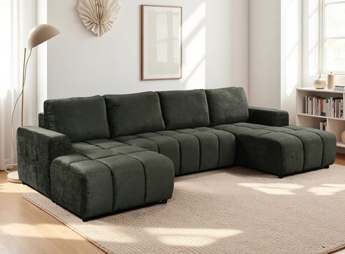 Shape corner sofa bed - u,