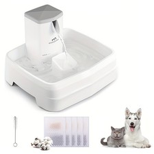 3.1L Cat Water Fountain Automatic Electric Flower Quiet Pet Drinking Filter Tank