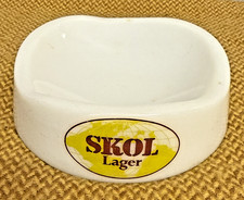 Vintage 1970s Skol Lager Glass