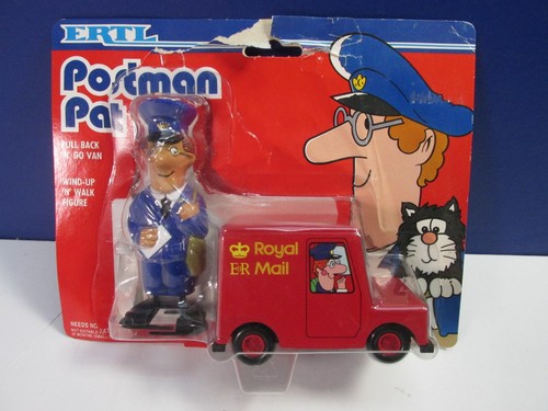Vintage ertl postman pat pull - postman,