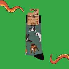 SOCTOPUS Staffie Dog Socks Ladies Womens Girls 4-8 Staffordshire Bull Terrier