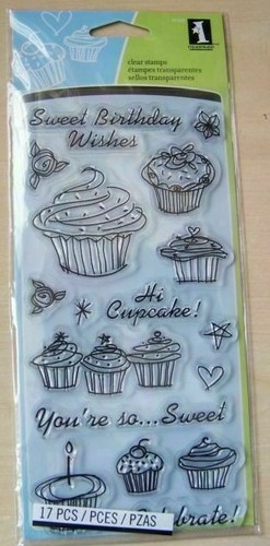 Inkadinkado birthday cupcake - birthday,