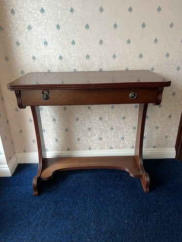 Vintage mahogany console table - vintage,