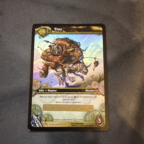Tiny wow tcg loot card - –,