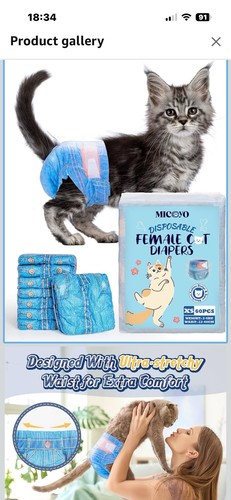 Micooyo disposable cat - disposable, diapers