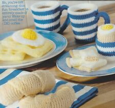 #134 KNITTED DK BREAKFAST FOOD VINTAGE KNITTING PATTERN COPY