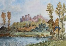 Original Watercolour, 'Castle', circa 1990's, Artist Unknown