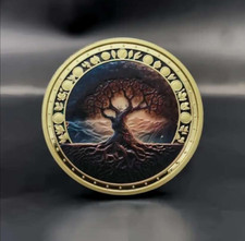 Tree life coin two tone - tree,