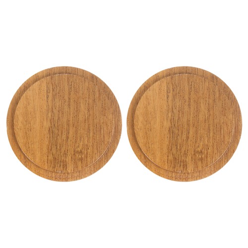 2pcs wooden cup lid - wooden,
