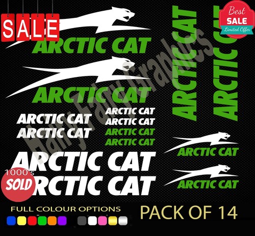 Arctic cat sticker - arctic, quad