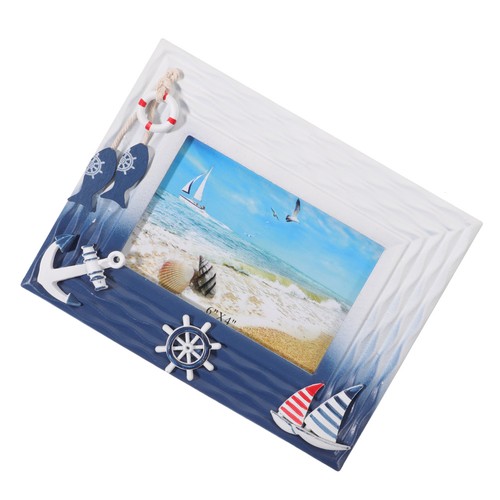 Wooden photo frame nautical - photo,