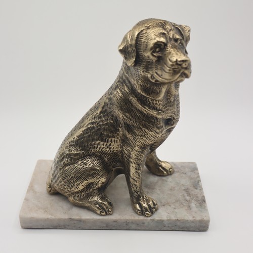 Bonded bronze cast dog - bronze,