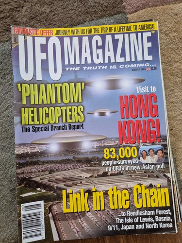 Ufo magazine vintage august - magazine,