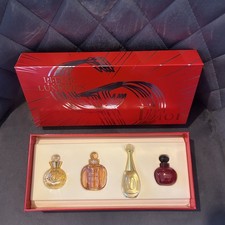 Vintage Christian Dior Little Luxuries x4 Miniatures Women's Fragrance Set +VAT