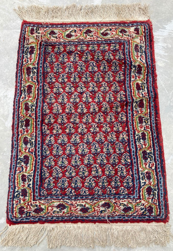 Vintage hand knotted oriental - vintage,