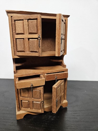 Vintage dollhouse hutch - vintage,