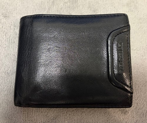 Diesel bifold wallet - wallet, black