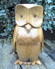 Carving Wooden Figure Cute OWL