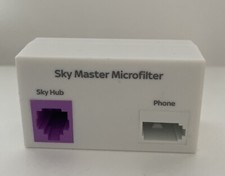 NewSky ORIGINAL Master Microfilter Sky hub RJ11 phone Broadband ADSL BM030 split