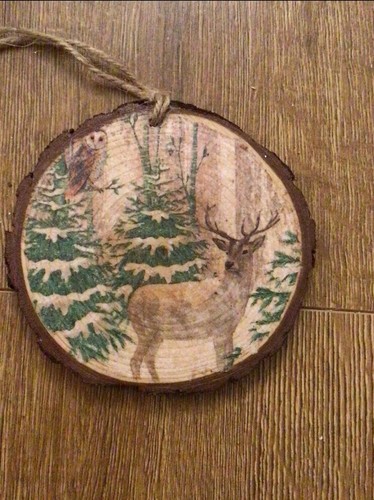 Stag owl woodland christmas - owl,